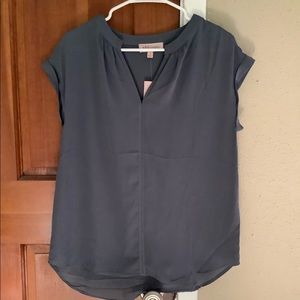 Charcoal grey blouse